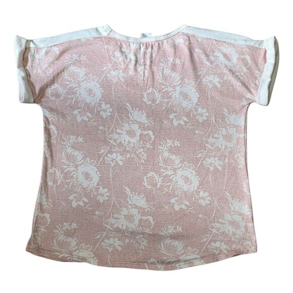 Lucky Brand Pink and Cream Knit Pajama Set - Picture 3 of 6